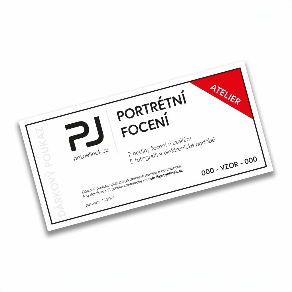 Portrétní focení v ATELIÉRU v Praze