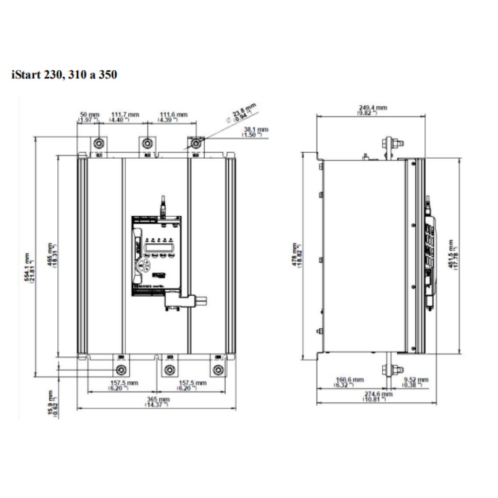 Softstartér Solcon iStart 230 +3M - AEF pohony-automatizace