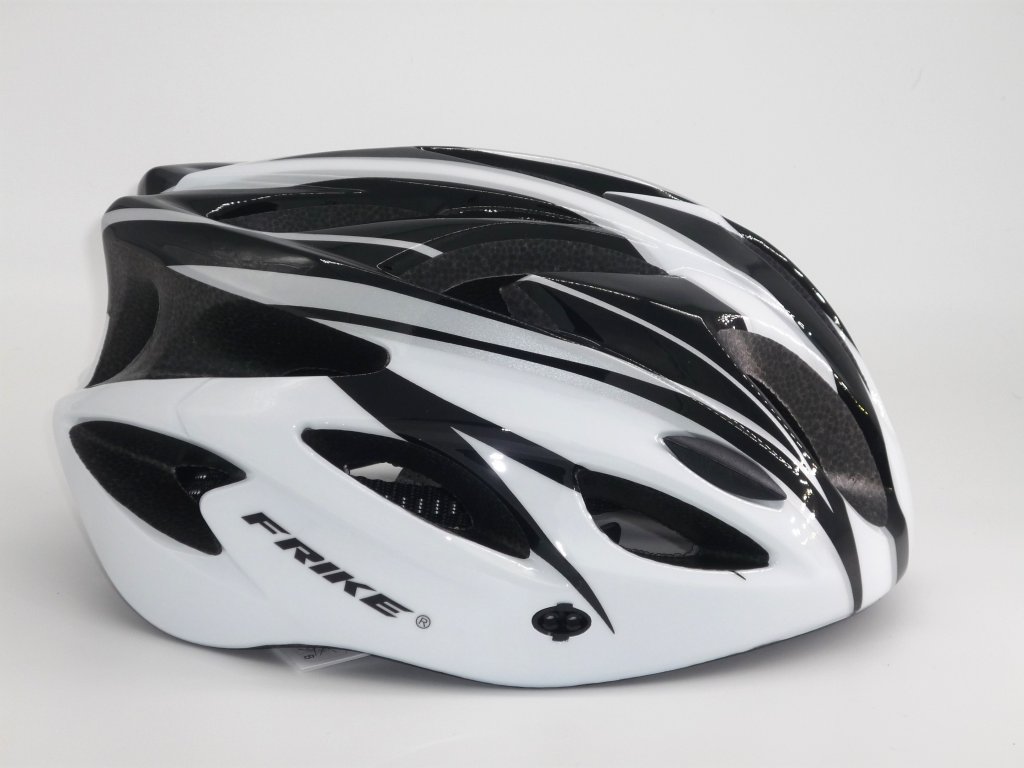 Cyklistická helma, Frike®, A2, černá bílá, 2023