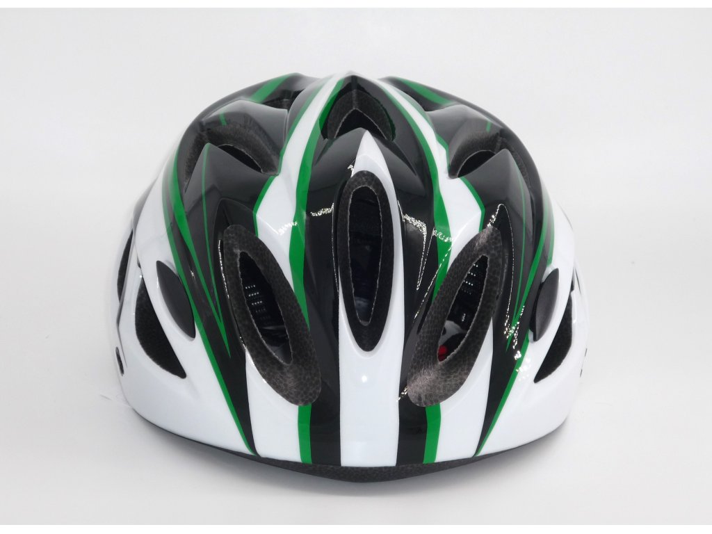 Sportovní cyklistická helma na kolo Frike® černá bílá