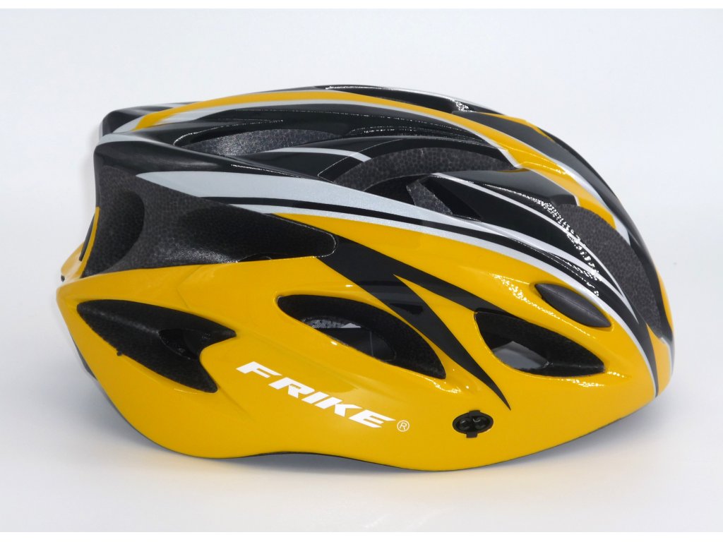 Sportovní cyklistická helma na kolo Frike® oranžová černá