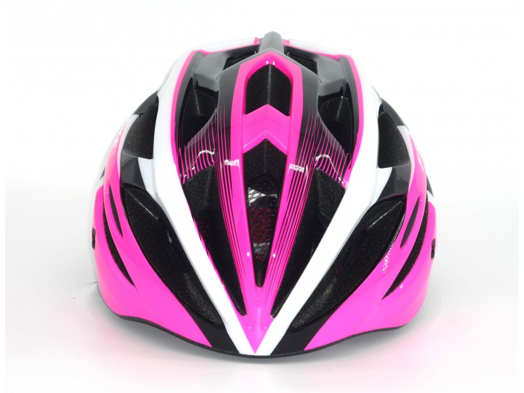 Cyklistická  helma,  Frike®, A3 LED, růžová černá, 2023 