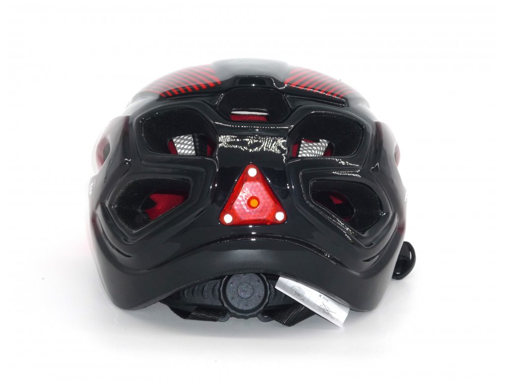 Cyklistická helma,  Frike®, A5 LED, červená černá, 2023