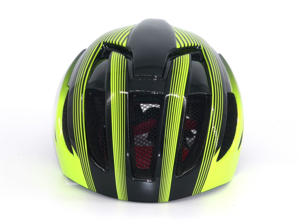 Cyklistická helma,  Frike®, A5 LED, světle zelená černá, 2023