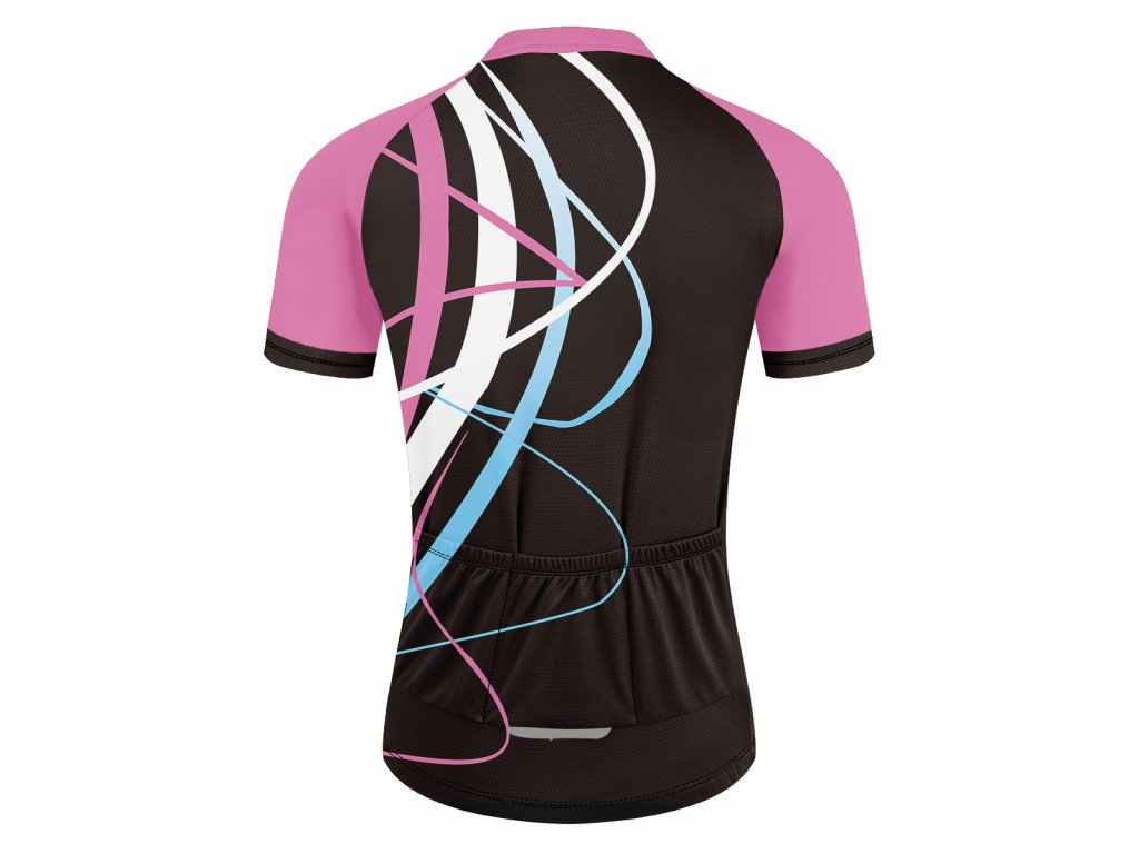 Dámský cyklistický dres, Frike®, B5, černá růžová, 2023