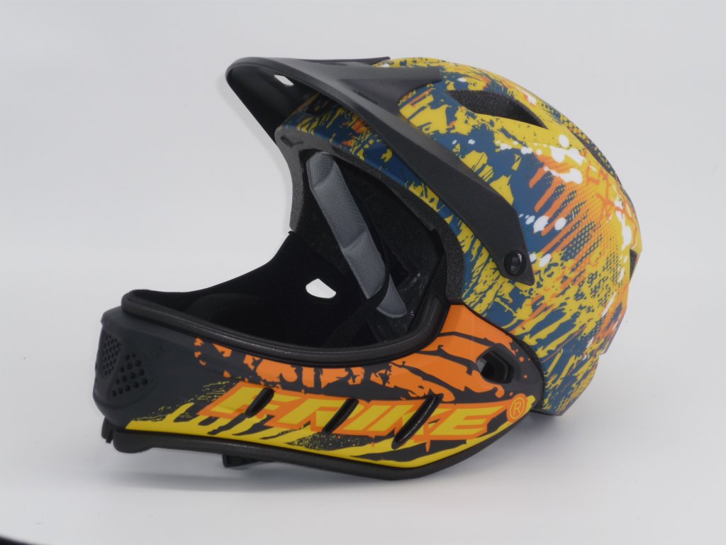 Dětská cyklistická helma, Frike®, A10, oranžova černá, 2023
