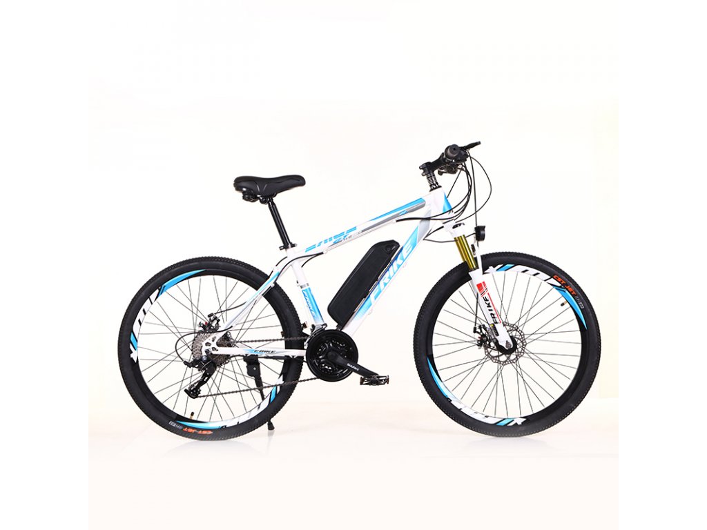 FRIKE, Electric mountain bike, Basic, 14",24", blue and white, 2022