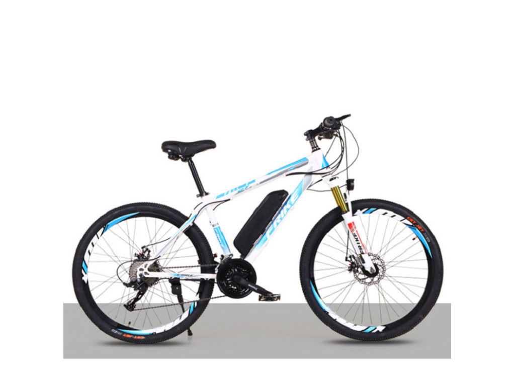 Horský elektrobicykel FRIKE 27,5" MTS200 modro biela