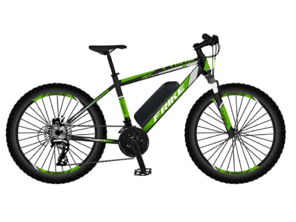 FRIKE, elektromos mountain bike, Easy, 26", zöld fekete, 2024