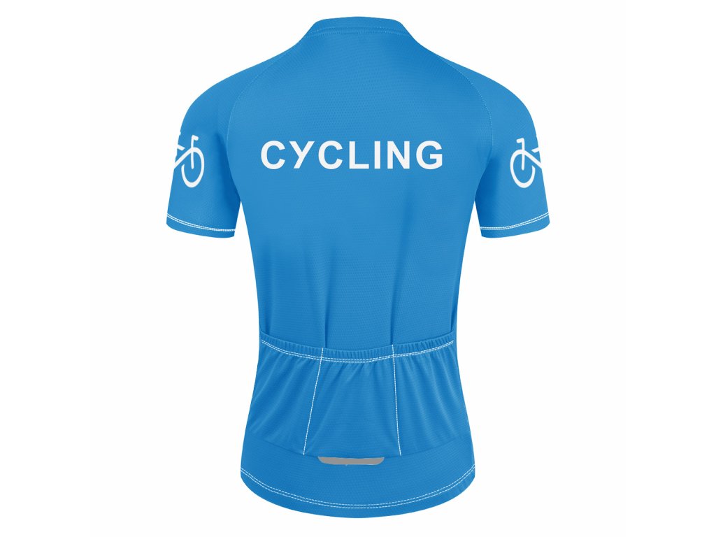 Pánský cyklistiský dres, Frike®, C14, modrá, 2023