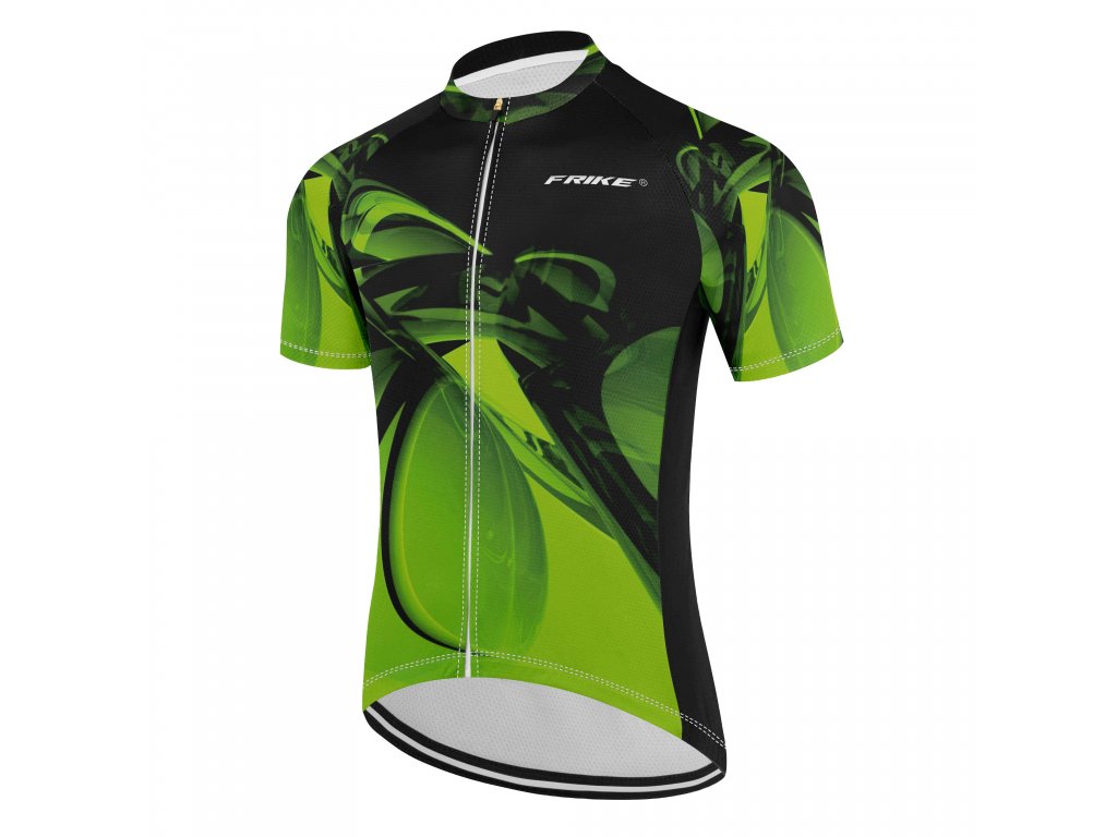 Pánský cyklistiský dres, Frike®, C3, zeleno černá, 2023