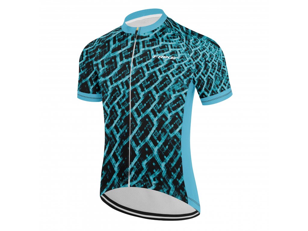 Pánský cyklistiský dres, Frike®, C4, modro černá, 2023
