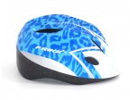 Dětská cyklistická helma,  Frike®, A8, modrá bílá, 2023