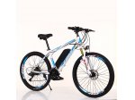 FRIKE, elektromos mountain bike, elemi, 18", 27,5", kék fehér, 2022