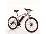 FRIKE, Elektryczny rower górski, średni, 18", 27,5", czerwono-biały, 2022