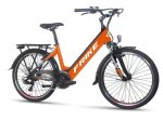 FRIKE, Horský elektrobicykel, Basic City, 26", oranžová čierna, 2024