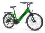 FRIKE, Electric mountain bike, Basic City, 26", green black, 2024