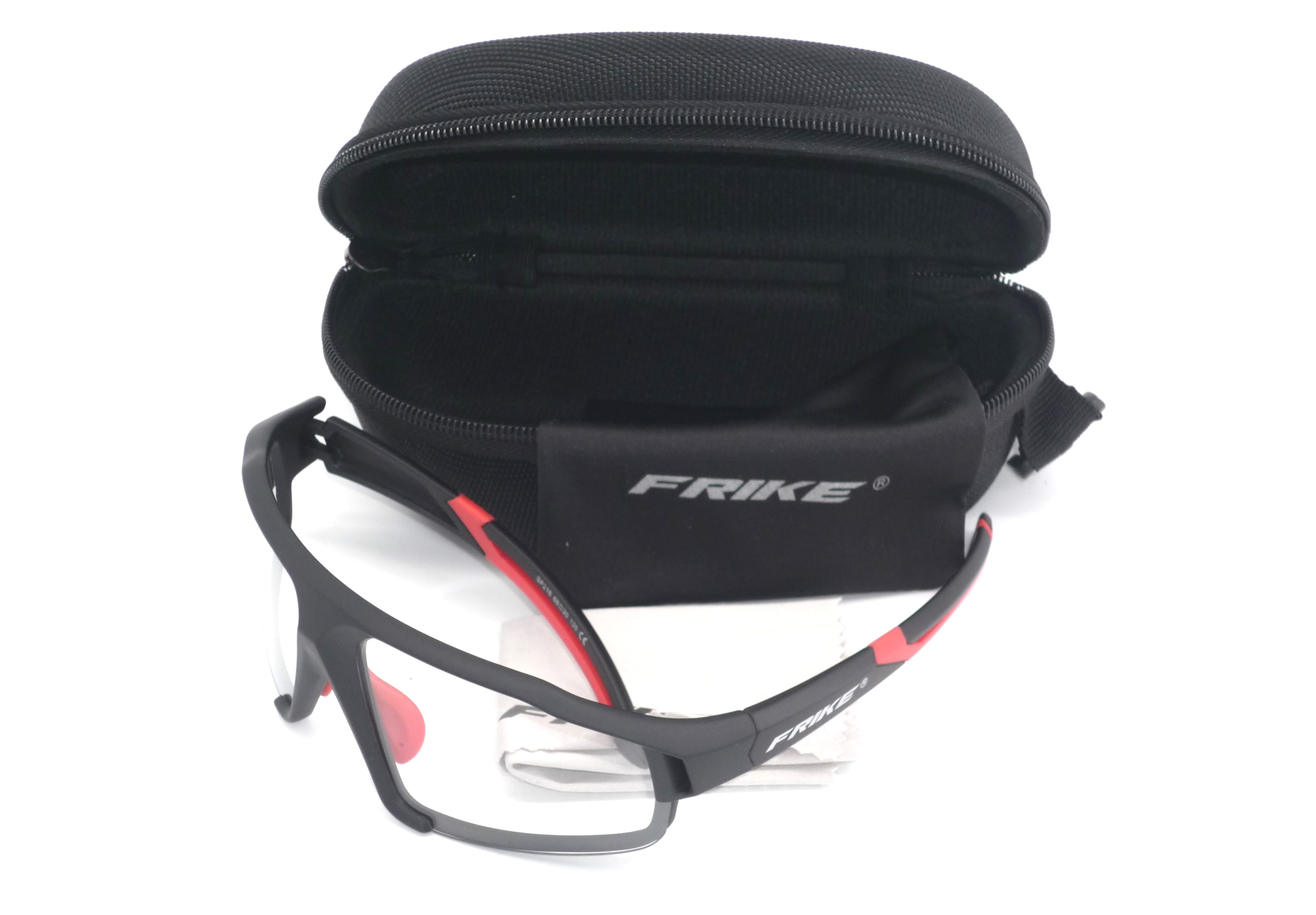 Cyklistické brýle fotochromatické Frike® F2 červeno černé