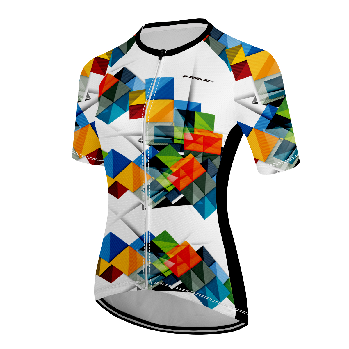 Dámský cyklistický dres, Frike®, B1, strakatá, 2025 Velikost: SX