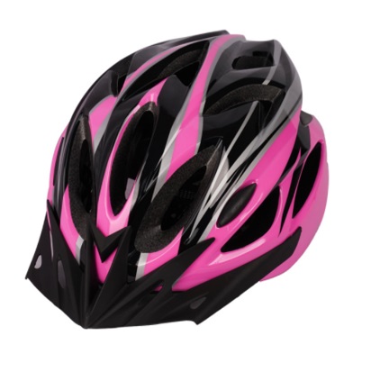 Cyklistická helma, Frike®, A2, černá růžová, 2025 Velikost přilby: M/L (57 - 62 cm)