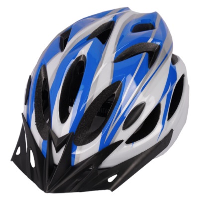 Cyklistická helma, Frike®, A2, modro bílá, 2025 Velikost přilby: S/M (52-58 cm)