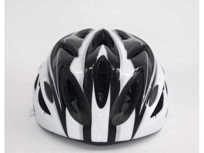 Sportovní cyklistická helma na kolo Frike® stříbrná černá
