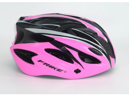 Sportovní cyklistická helma na kolo Frike® černá růžová