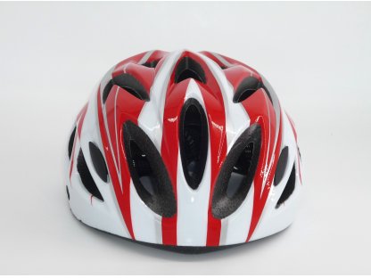 Cyklistická helma, Frike®, A2, červeno bílá, 2023