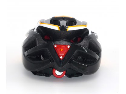 Cyklistická  helma,  Frike®, A3 LED, oranžová černá, 2023 