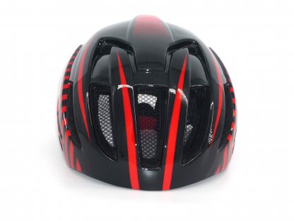 Cyklistická helma,  Frike®, A4 LED, červená černá, 2023