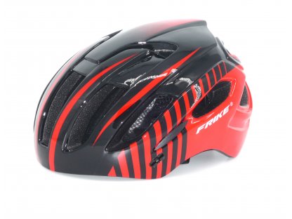 Cyklistická helma,  Frike®, A4 LED, červená černá, 2023