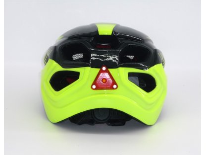 Cyklistická helma,  Frike®, A4 LED, světle zelená černá, 2023