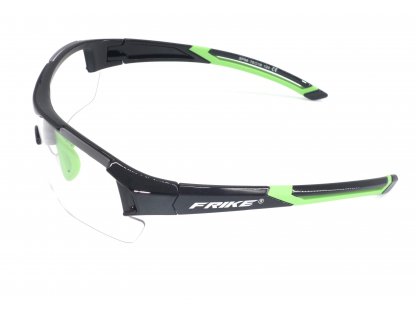 Fotochromatické  cyklistické brýle Frike® zeleno černé
