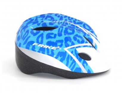 Dětská cyklistická helma,  Frike®, A8, modrá bílá, 2023