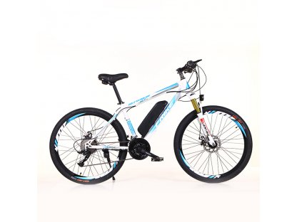 FRIKE, Elektryczny rower górski, Medium, 14",24", niebiesko-biały, 2022