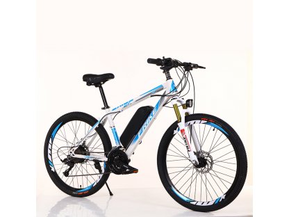 FRIKE, elektromos mountain bike, közepes, 16", 26", kék-fehér, 2022