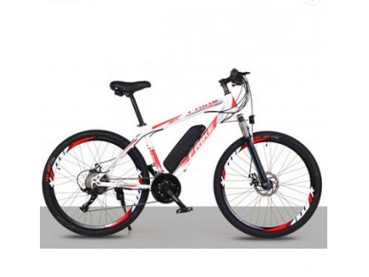 Elektryczny rower górski FRIKE 26" MT 200 czerwono-biały