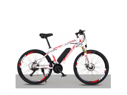 Elektryczny rower górski FRIKE 26" MTS 200 czerwono-biały