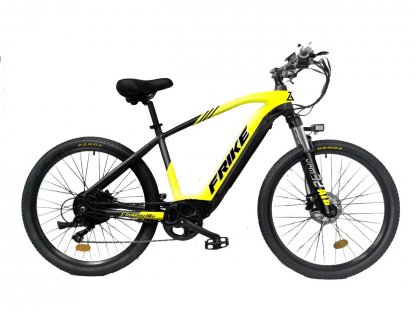 FRIKE, Elektromos mountain bike, Elementary II, 18", 27,5", sárga fekete, 2024