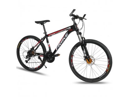 Horský bicykel FRIKE MT200 26" červeno čierna