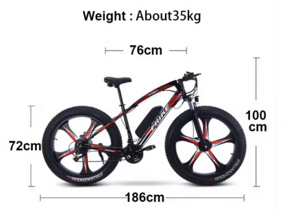 Maxi bike, FRIKE, elektrokolo, černo bílá, 2022