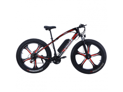 Maxi bike FRIKE Star elektrobicykel červeno čierny