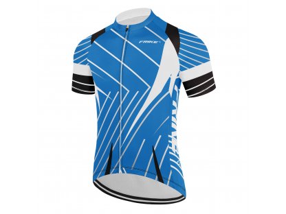 Pánský cyklistiský dres, Frike®, C1, modro bílá, 2023
