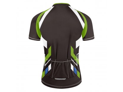 Pánský cyklistiský dres, Frike®, C16, černá zelená, 2023