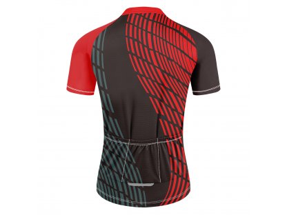Pánský cyklistiský dres, Frike®, C5, červeno černá, 2023