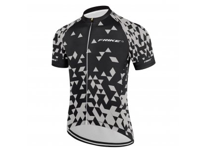 Pánský cyklistiský dres, Frike®  C9, šedá černá, 2023 