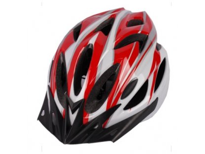 Sportovní cyklistická helma Frike® A2 červeno bílá