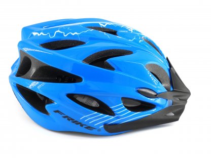 Sportovní cyklistická helma na kolo Frike® modro černá