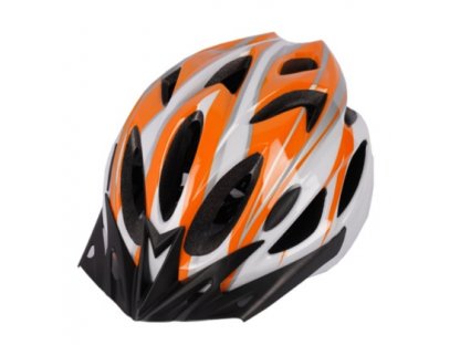 Sportovní cyklistická helma Frike® A2 oranžová bílá