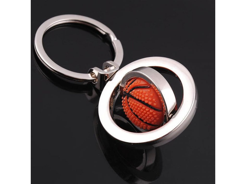 Přívěsek na klíče - basketbalový míč